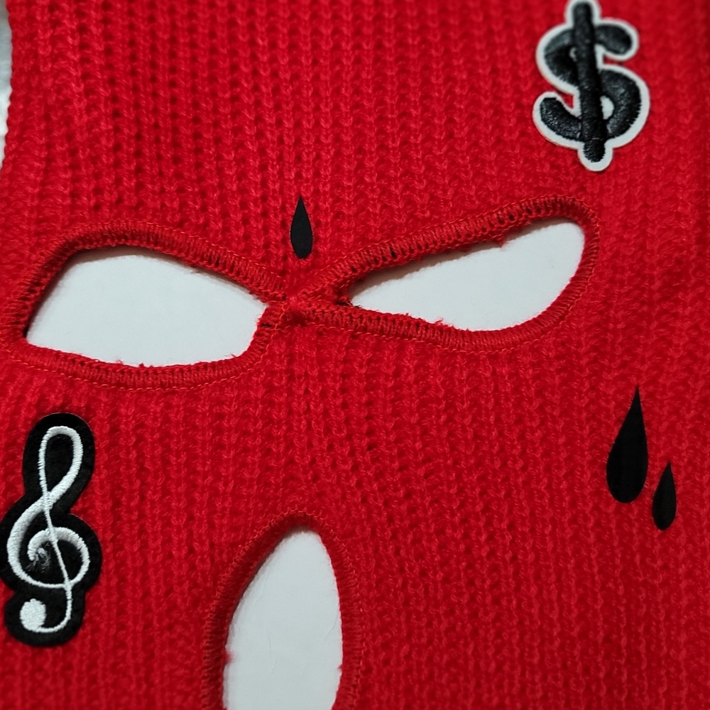 3 hole ski mask custom music & $